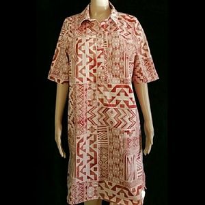 Womens Denim & Co (D&Co) Aztec Dress